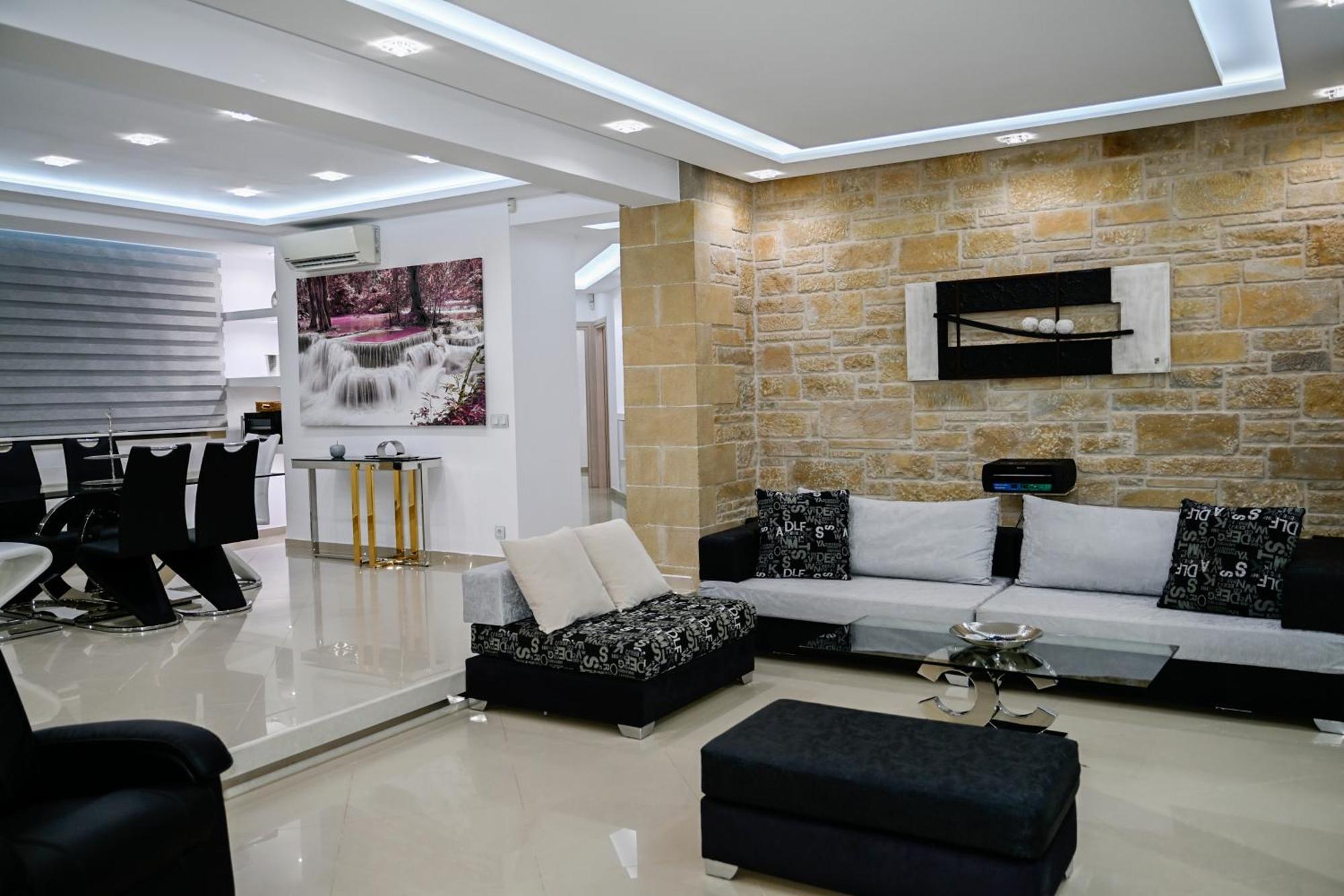 Larimar Luxury Sea View Villa 基萨莫斯 外观 照片
