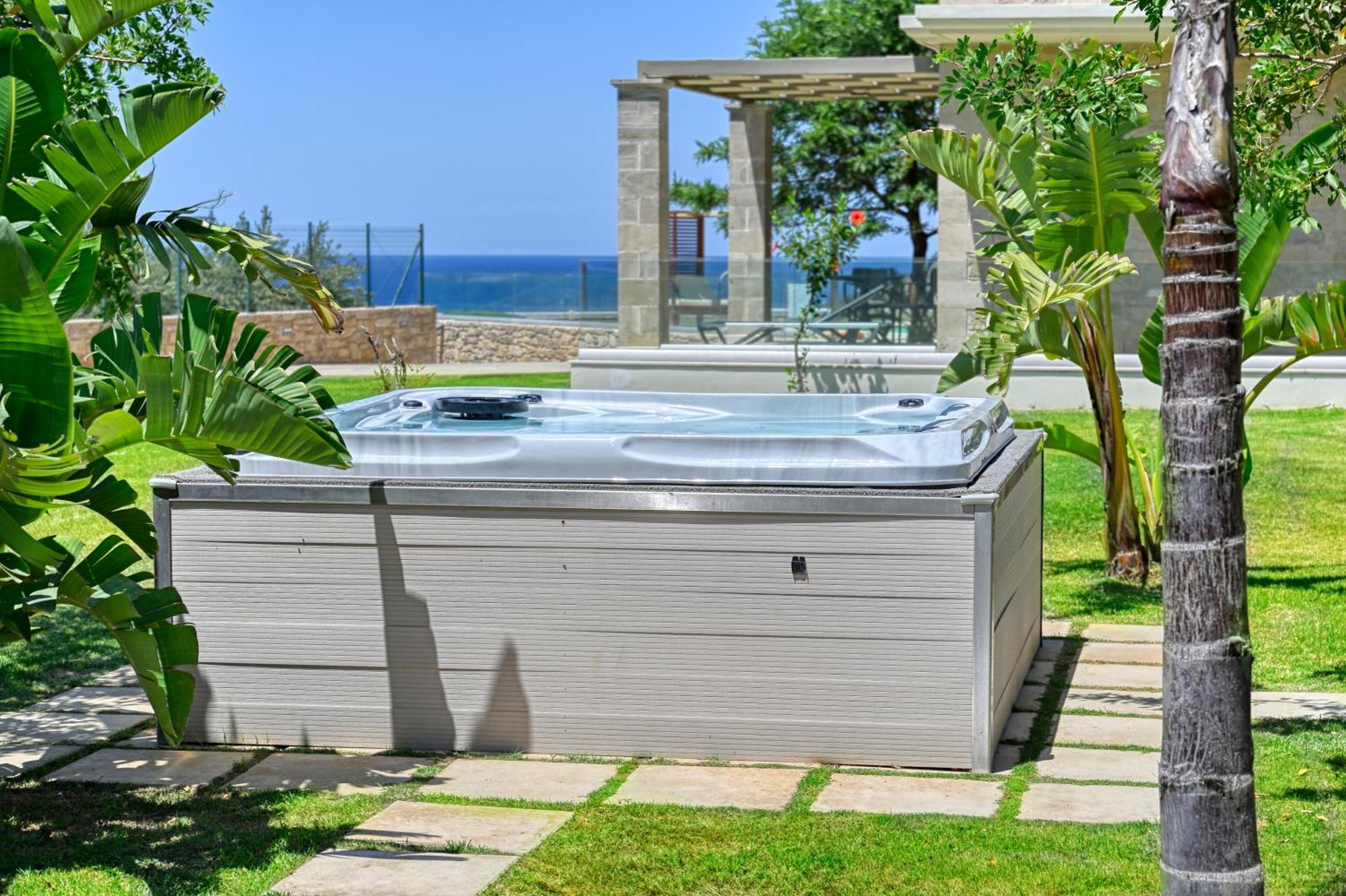 Larimar Luxury Sea View Villa 基萨莫斯 外观 照片
