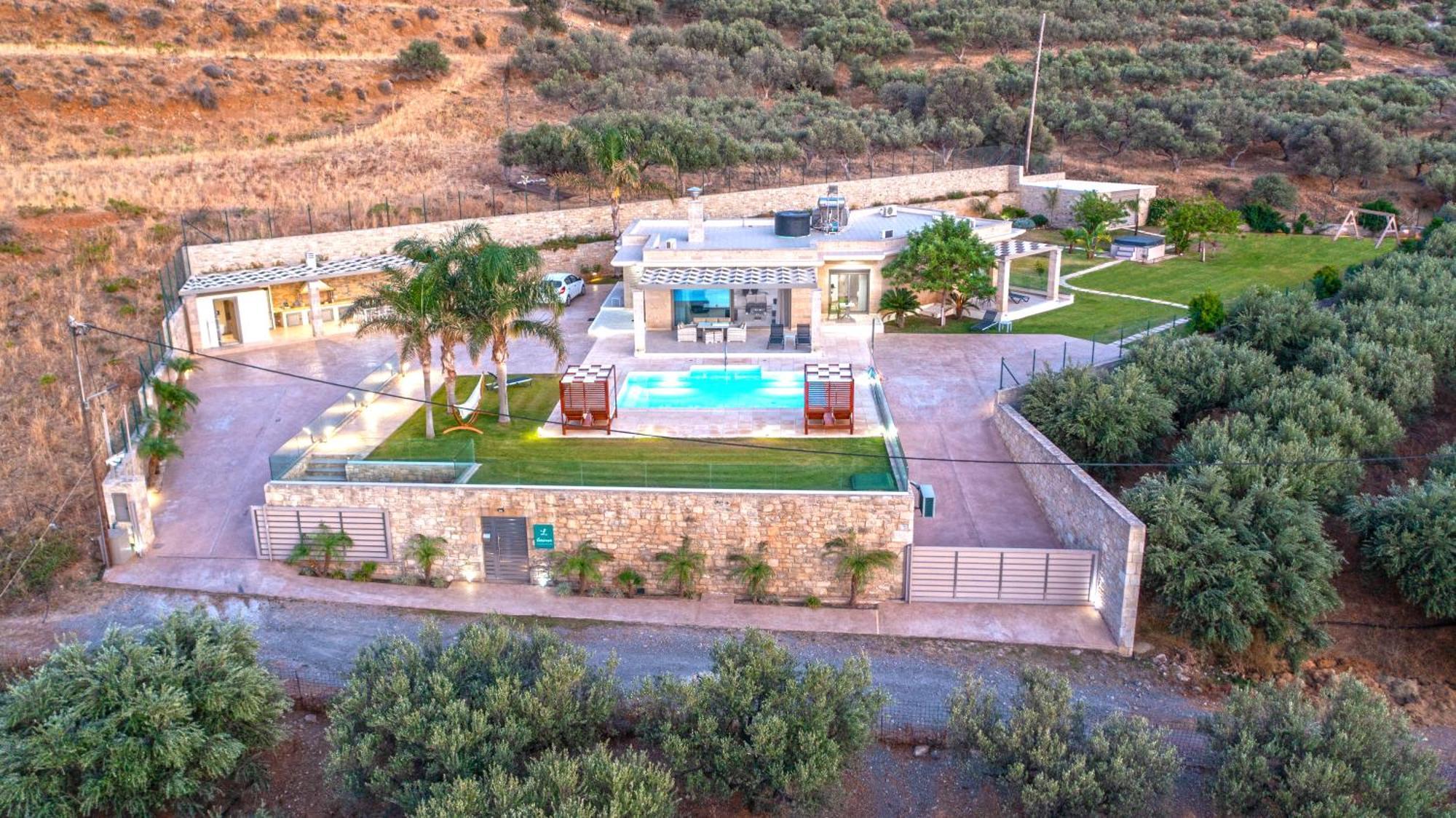 Larimar Luxury Sea View Villa 基萨莫斯 外观 照片