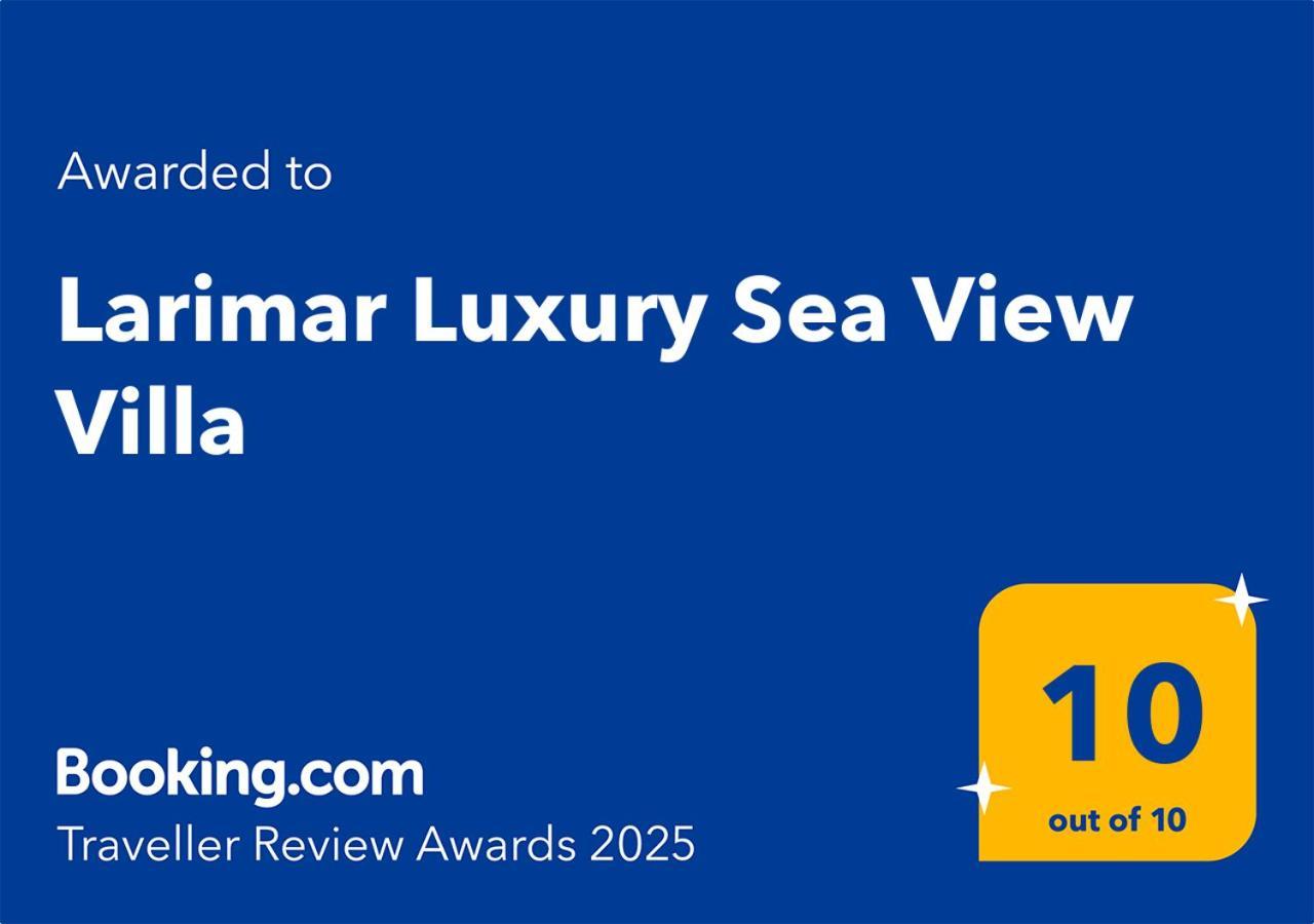 Larimar Luxury Sea View Villa 基萨莫斯 外观 照片